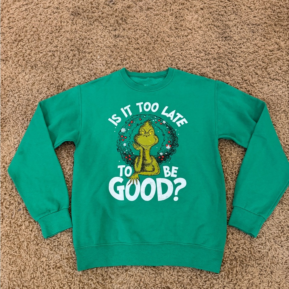 Dr. Seuss The Grinch sweatshirt pullover crewneck